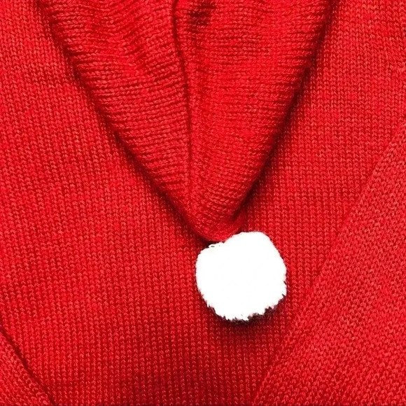 Christmas Santa Hooded Sweater  Toddler Size 3T - Picture 13 of 15